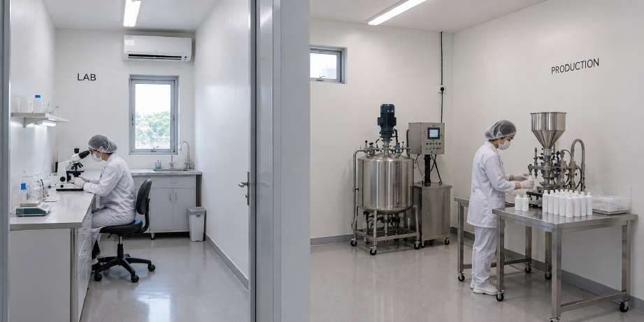Fasilitas Lab & Produksi